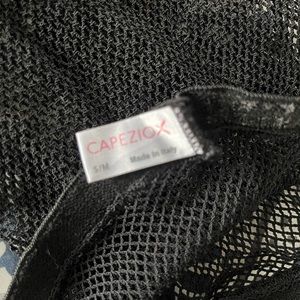Seamless Capezio Professional Fishnets. Size S/M black